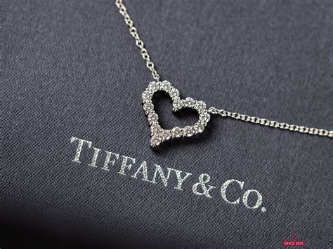 tiffany heart necklace on sale